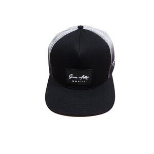 Grace Folly Trucker Cap Mesh Snapback Black and White